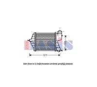 Intercooler Alette Saldato Per Fiat Idea 350 Lancia Musa 350