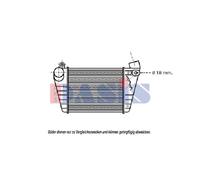 Intercooler Alette Saldato per VW Golf IV Variant 1J5 1J1 Bora 1J6 1J2