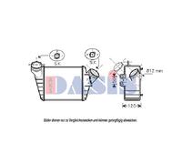 Intercooler Alette Saldato Per VW New Beetle Cabriolet 1Y7 9C1 1C1