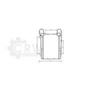 Intercooler Alluminio per Mitsubishi Vagone Spazio N3_W N4_W N1_W N2_W Di