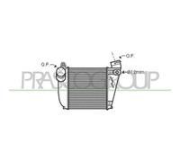 Intercooler Audi A3 3/5 Porte (8v1/8va) Dal 1996 Al 2003 Ad016n004 1j0145803l