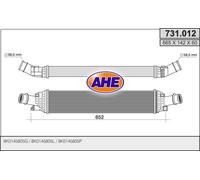 Intercooler AUDI A4 8K2,B8 2.0 TFSI flexible fuel quattro 132kw 09-15