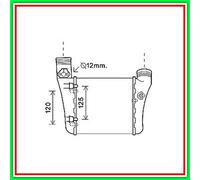 Intercooler Per Audi A4 (b7) Dal 2004 Al 2007 Ad022n001 8e0145805aa