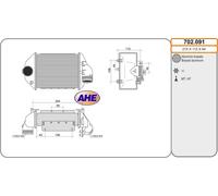 Intercooler AUDI A6 4B2,C5 2.7 T 169kw 99-05