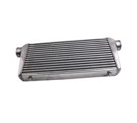 Intercooler auto Adatto per tubo intercooler anteriore universale e aletta 600x300x76 ingresso/uscita da 3 pollici nero Radiatore intercooler(Silver)
