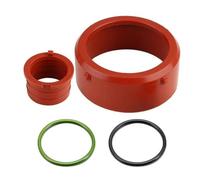 Intercooler auto Misura per OM642 A0179973545 A0149976445 Kit anelli di tenuta turbocompressore per auto 4 pezzi Kit guarnizioni turbo e sfiato verde nero Raffreddatore aria turbo