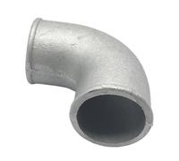 Intercooler auto Tubo a gomito con curvatura intercooler da 90 gradi in alluminio pressofuso da 2 "51 mm Raffreddatore aria turbo