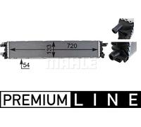 Intercooler CIR 13 000P MAHLE per AUDI SEAT VW