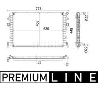 MAHLE CIR 34 000P Radiatore bassa temperatura, Intercooler