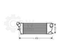 Intercooler Citroën Per Peugeot 407 C5 Break Coupe 6C 6D