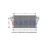 Intercooler Corpo di Raffreddamento Saldato Adatto A per Opel Vectra C Signum