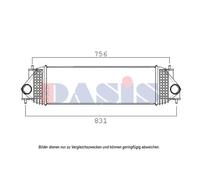 Intercooler Corpo di Raffreddamento Saldato per Suzuki Grand Vitara II JT Te Td
