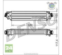 Intercooler Denso per ALFA ROMEO GIULIETTA