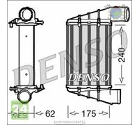 Intercooler Denso per AUDI A6 A4 VW PASSAT (3B6) (3B5) (3B2)