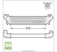Intercooler Denso per FIAT TIPO 500L