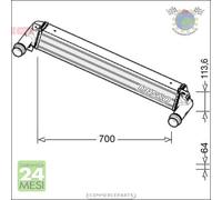 Intercooler Denso per JEEP CHEROKEE