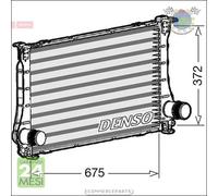 Intercooler Denso per TOYOTA AVENSIS #gs