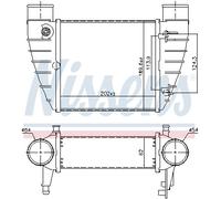 Intercooler Dx per AUDI SEAT A4 EXEO