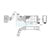 Intercooler HOFFER per Opel