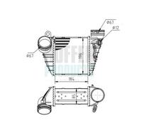 Intercooler HOFFER per Vw, Skoda, Seat
