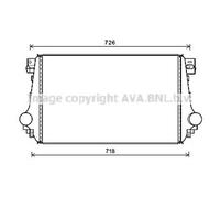Intercooler In Alluminio Adatto Per VW Amarok 2H_ S1B 2HA 2HB S6B S7A S7B