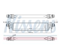 Intercooler In Alluminio Con Alette Saldato Adatto Per Opel Corsa E Adam