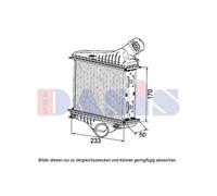 Intercooler In Alluminio Con Alette Saldato Per Smart Fortwo Coupe Cabrio