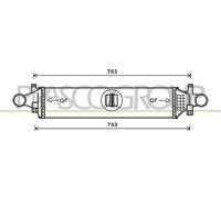 Intercooler Per MERCEDES A CLASS (W176) Dal 2012 Al 2015 ME328N001 2465000600