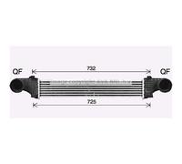 Intercooler In Alluminio Per Mercedes-Benz E-Class T-Modello S211 W211 C219