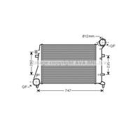 Intercooler In Alluminio Per VW Passat Variant Touran Audi A3 Sportback