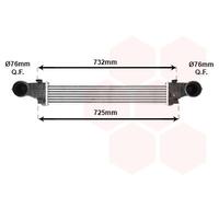 Intercooler LLK Radiatore Adatto Per Mercedes-Benz CLS E-Class