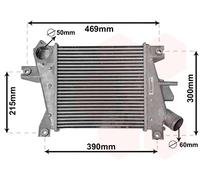 Intercooler LLK Radiatore Adatto Per Nissan X-Trail 2.2 DCI 4X4