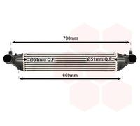 Intercooler LLK Radiatore Adatto Per Opel Astra K 1.0 Turbo