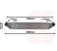Intercooler LLK Radiatore Adatto Per Opel Astra K