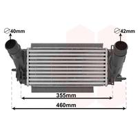 Intercooler LLK Radiatore Compatibile Per Ford Fiesta VI