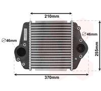 Intercooler LLK Radiatore Compatibile Per Mazda 6 Kombi 2.2 MZR-CD