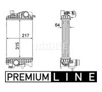 Intercooler MAHLE CI 263 000P