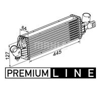 Intercooler MAHLE CI 355 000P