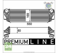 Intercooler Mahle per ALPINA D5 BMW 7 F01 F02 F03 F04 740 6 F13 640 F12 F06 5 F