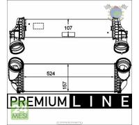 Intercooler Mahle per BMW X6 F16 F86 xDrive E71 E72 X5 F15 F85 sDrive E70 3.0