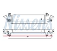 NISSENS 961010 Intercooler per FIAT,MITSUBISHI