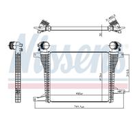 Intercooler NISSENS 961124