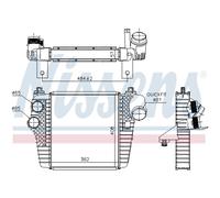 NISSENS 961203 Intercooler