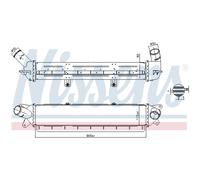 Intercooler NISSENS 961242