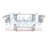 Nissens Intercooler 961493 Alluminio per Hyundai/Kia Tucson/Sportage