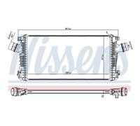 Intercooler NISSENS 961543