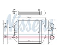 Intercooler NISSENS 96405