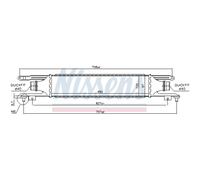 NISSENS 96589 Intercooler