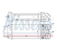 Intercooler NISSENS 96593