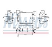 NISSENS 96709 Intercooler